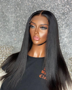 Custom Malaysian Silk 5x5 Closure Wig