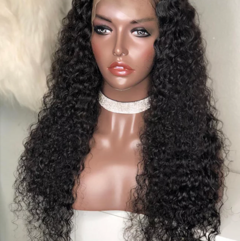 Custom Bohemian Curly Frontal Wig